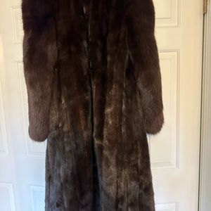Full length mink coat